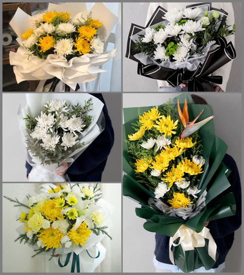 广东肇庆市鼎湖区莲花镇白事花束代送